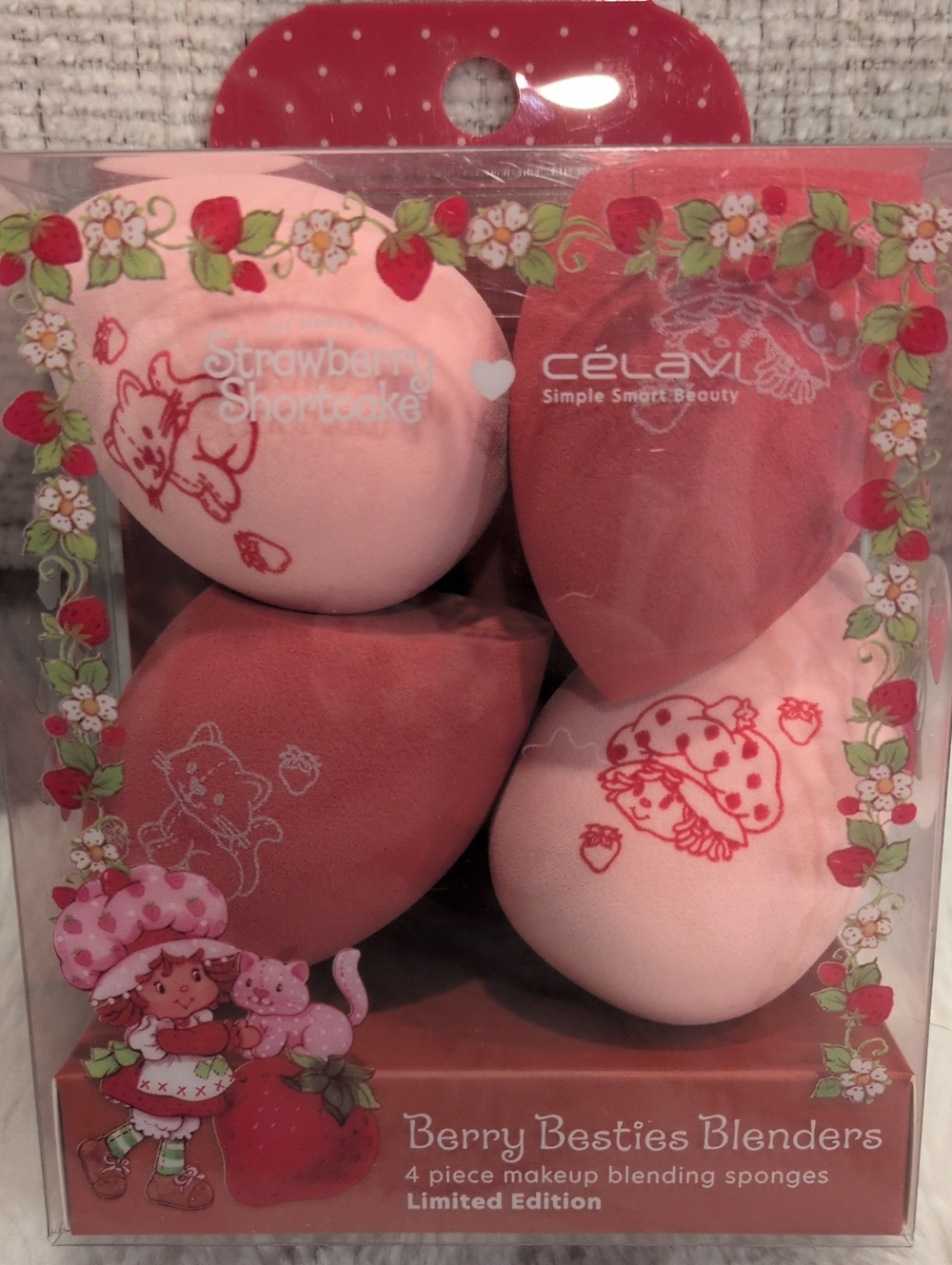 Strawberry Shortcake Berry Besties Blending Sponges - Pink & Rose (4-Pack)